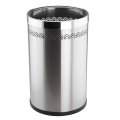 Open Top Stainless Steel Hollow Waste Bin