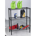 3-Tiers Cargo Display Wire Panel Storage Rack Shelving