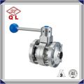 DIN Ss304 316 Thread Flanged Sanitary Stainless Butterfly Valve