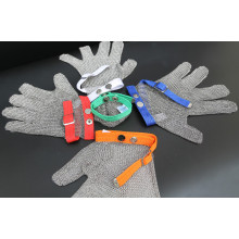 5 schnittfester Edelstahlgewebe-Handschuh