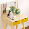 Home Furniture Mirrored Wooden Wardrobes With Dressing Table