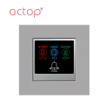 ACTOP Smart hotel room control door plates new