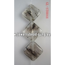 Gemstone Black Quartz beads