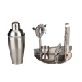 Seven Piece Stainless Steel Cocktail Shaker Set