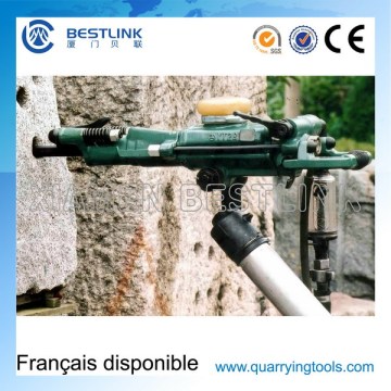 Yt24 Yt28 pneumatique jambe marteau perforateur pour forages horizontaux