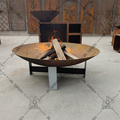 Outdoor -Möbel Holz Brennkamin