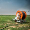 Machine d&#39;irrigation de bobine de tuyau d&#39;arrosage de terres agricoles