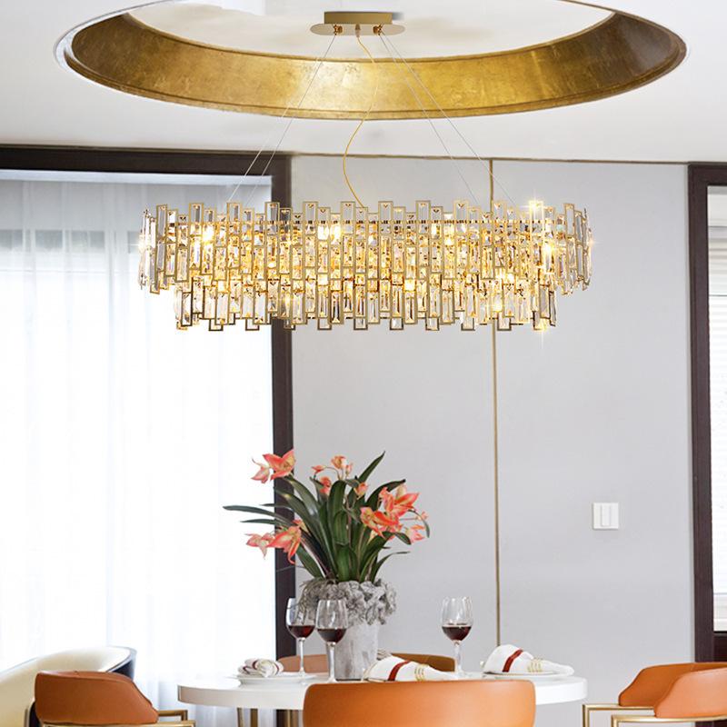 INSHINE Golden Decorative Suspended Pendant Light