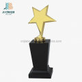 Promotional Gift Alloy Custom Souvenir, Star Shape Gold Metal Trophy