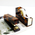 Tortoiseshell Acrylic Tape Dispenser