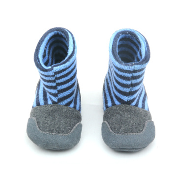 Stripe Sock Booties Baby Winter Boots