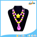 Teething Silicone Round Beads Necklace for Baby