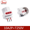 Italy Socket 3pin 250V 10/16A 2p+E