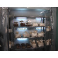 Green Epoxy Coated Wire Metal Mushroom Growing Storage Rack for Cold Room