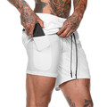 2 in 1 Workout Laufshorts für Herren