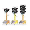 LED Solar tragbare vierseitige LED-Ampel