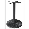 Matte Black Powder Coated Round Table Base Round