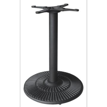 Matte Black Powder Coated Round Table Base Round