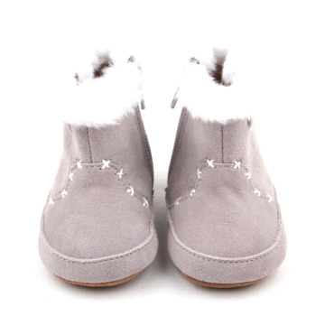 New Genuine Leather Baby Winter Shoes