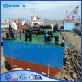 Marine float pontoons for dredging construction