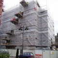 Scaffold Tarpaulin Sheet with Reinforced Band