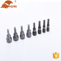 Magnetic 6/7/8/9/12 Mm Hex Socket screwdriver hardware tools 1/4" Shank Nut Setter Driver Bit Hex Nut Setter