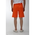 Ladies orange high waisted shorts