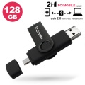 Unidade flash USB dupla Plastic Otg 32gb