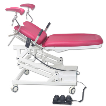 Medical electric portable gynecological exam chair