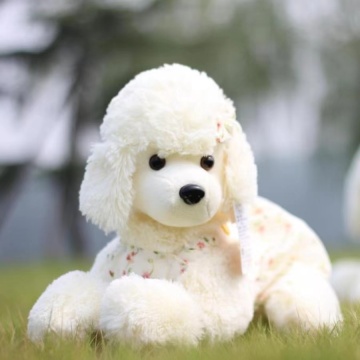 Cute cartoon white pug toy