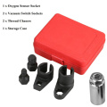 automotive tool 5pc oxygen sensor slotted socket