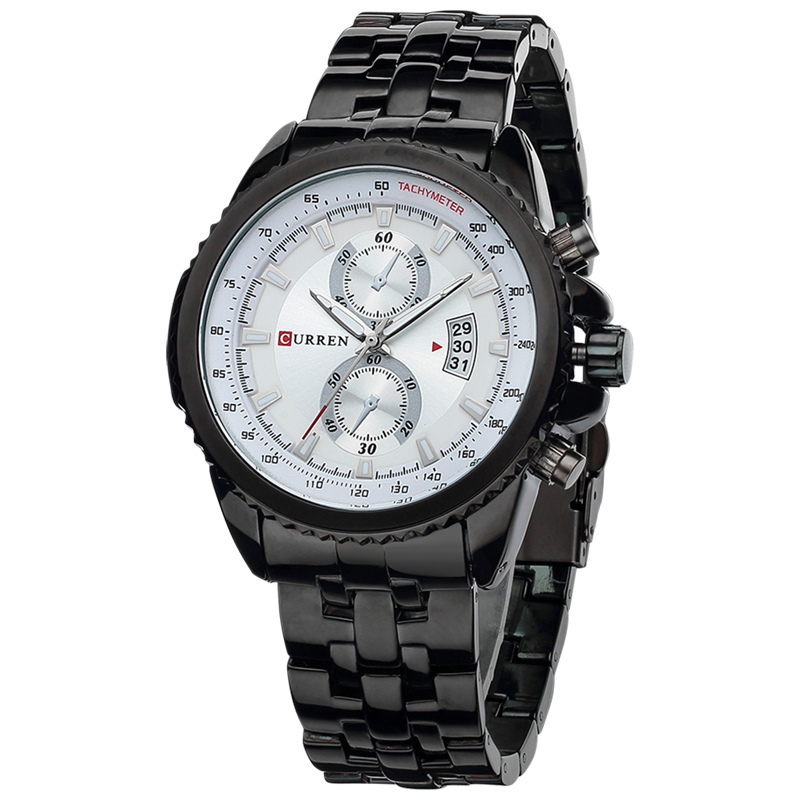 Stainless Steel Men Business Quartz Sport Watch