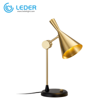 Lámparas de mesa auxiliares vintage LEDER