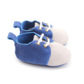 Bleu Mix Gris Nouveau Style Bébé Chaussures Douces