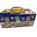 Paper handle cartoon stationery set storage box