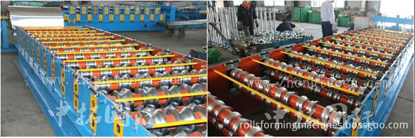 Corrugated Glazed Tile Roll Forming Machine