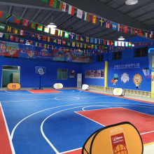 PVC -Bodenbelag für Basketballplatz in Indoor -PVC