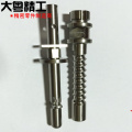 Custom stainless steel auger and repetitive screw machining