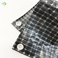 Hdpe woven fabric black transparent grid film