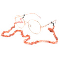 Retenue de chaîne de lunettes acryliques rétro Lunettes de soleil suspendues support de corde lecture du cou adapté aux femmes et aux hommes