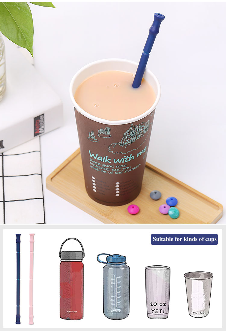 Reusable Straws With Case Keychain