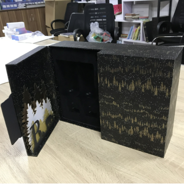 Luxury Two doors Magnetic perfume paper gift box