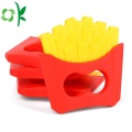 Jouet de dentition de chips de pommes de terre de silicone de jouets de bébé