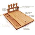 Bamboo Cheese Board Meat Charcuterie Platter Serving Tray