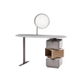 Rotatable Solid wood and panel frame good quality metal accessories dressing table for home furniture