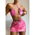 Sexy swimwear bikini tie dye swimwear women