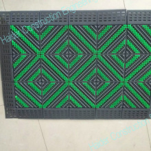 Exterior Entrance Mats with Interlocking Edges