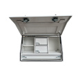 Heavy duty aluminum tool box with drawers