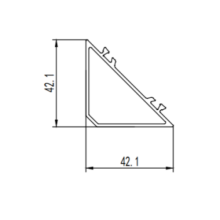 Thermal Break Door Corner Extrusion en aluminium Dies