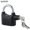 Security Alarm Padlock Black Color Padlock